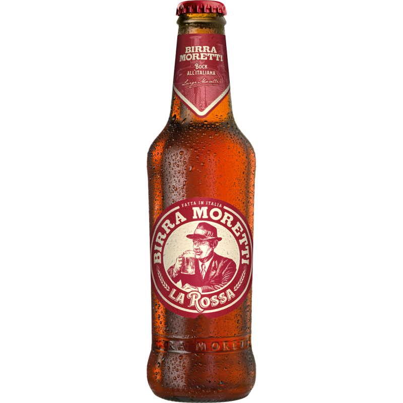 Birra Moretti La Rossa in bottiglia di vetro 0,33 l conf. da 24 pz