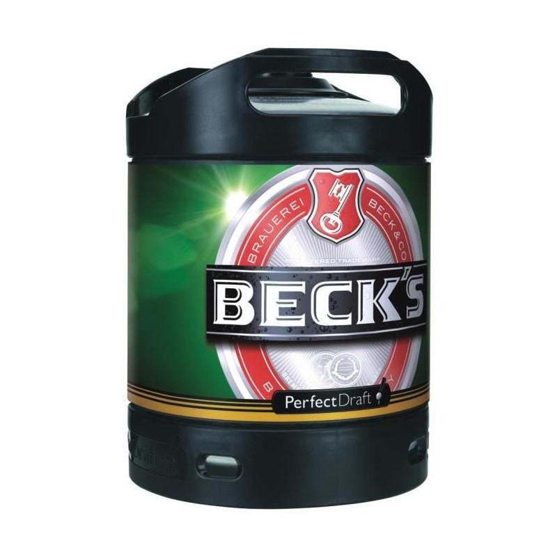 Fustino Birra Becks da 6 litri Vuoto a Rendere
